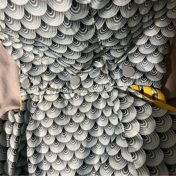 Adidas Grey Yellow Zip Up Hoodie - Picture 4 of 4